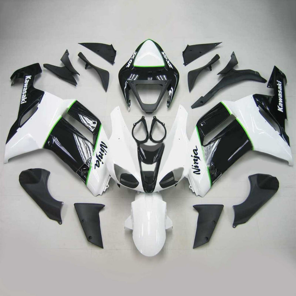 2007-2008 カワサキ ZX6R 636 Amotopart インジェクションフェアリングキット ボディワーク プラスチック ABS #110