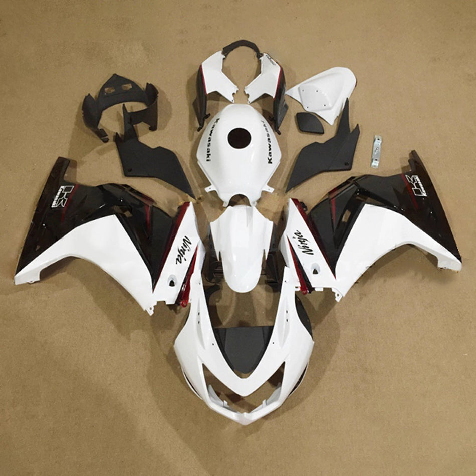 インジェクションフェアリングキット ボディワーク プラスチック ABS カワサキ EX250 Ninja250R 2008-2012 に適合