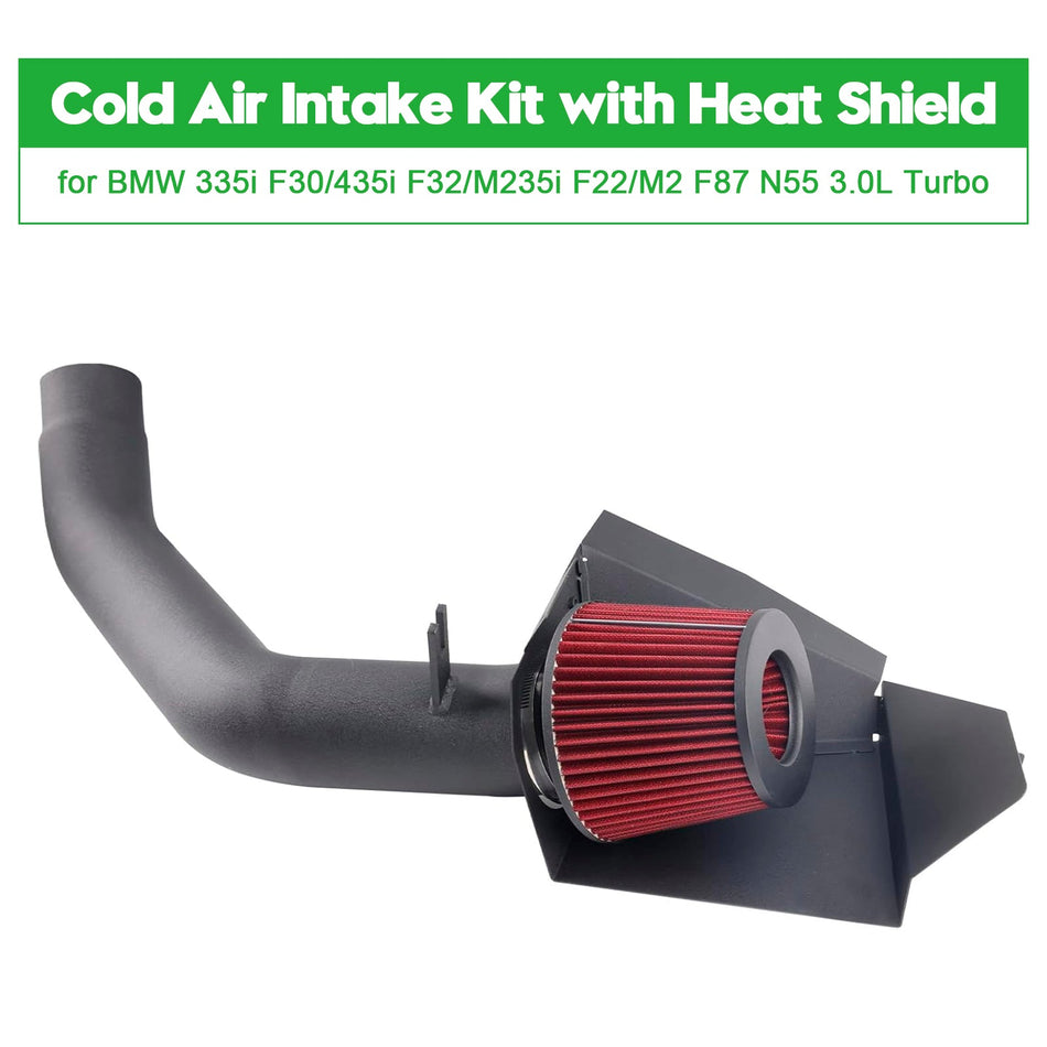 BMW 335i F30/435i F32/M235i F22/M2 F87 N55 3.0L ターボ用コールドエアインテークキット
