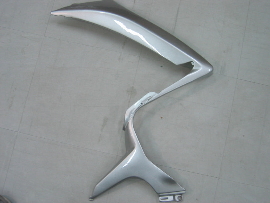 2006-2007 GSXR 600/750 ブラックボディワークフェアリング ABS 射出成形プラスチックセット ジェネリック