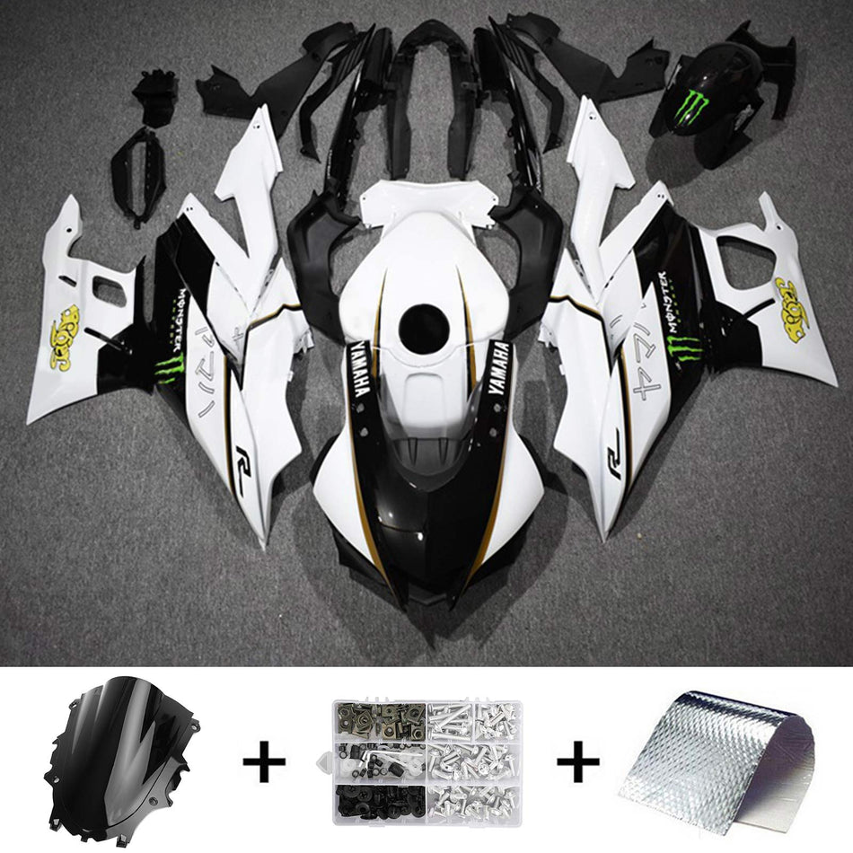 2019-2021 ヤマハ YZF-R3 R25 Amotopart インジェクションフェアリングキット ボディワーク プラスチック ABS #111