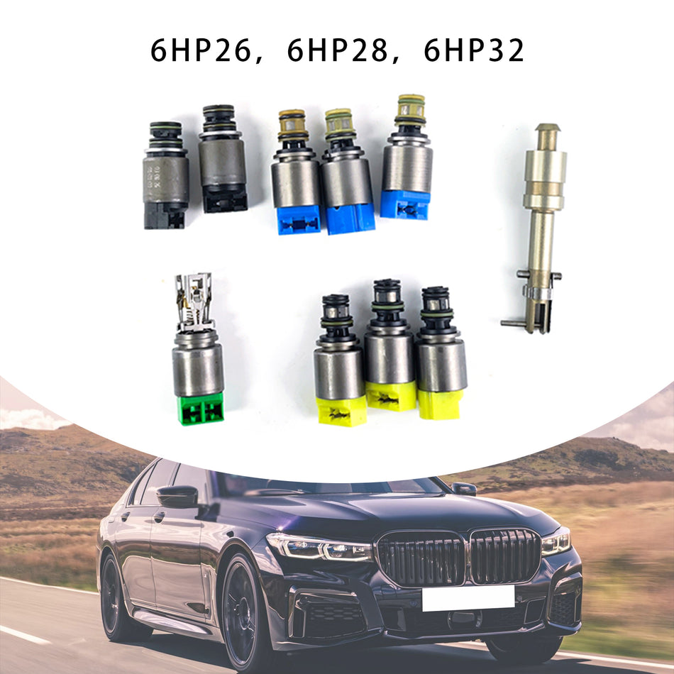 9PCS 6HP26 6HP28 6HP32 トランスミッションソレノイド BMW 750i 760Li用