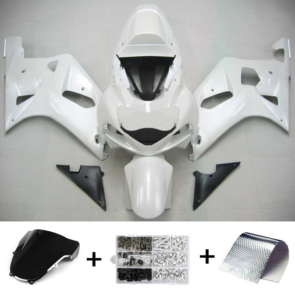 2001-2003 スズキ GSXR600 K1 インジェクションフェアリングキット ボディワーク プラスチック ABS #101 Amotopart
