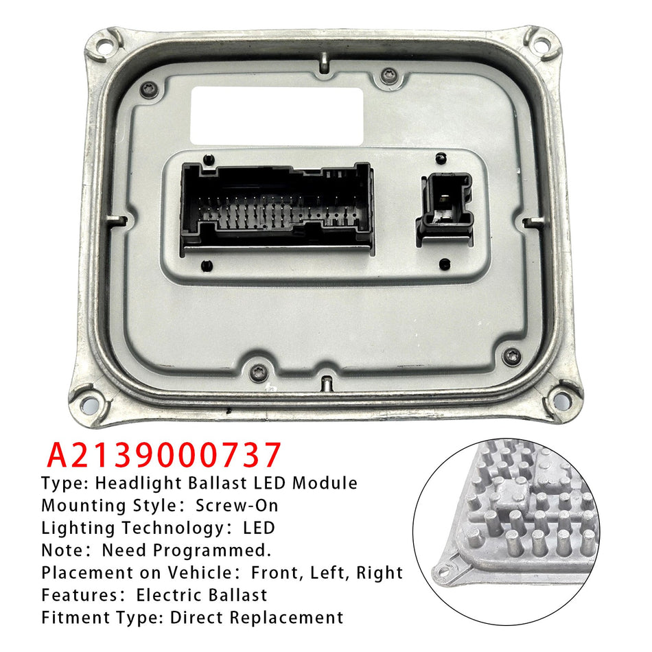 A2139000737 ヘッドライトコントロールモジュール メルセデス・ベンツ GLS GLE 2020-2023用
