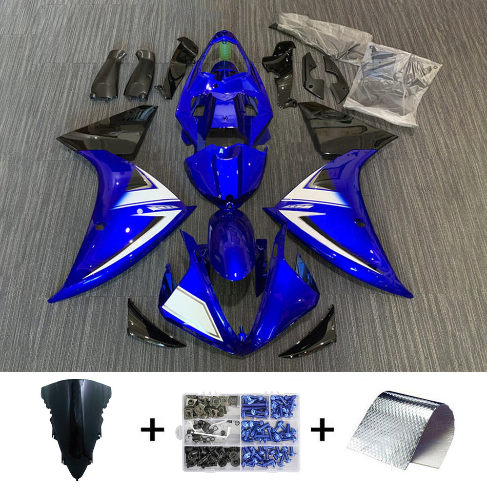 2012-2014 ヤマハ YZF-R1 インジェクションフェアリングキット ボディワーク プラスチック ABS