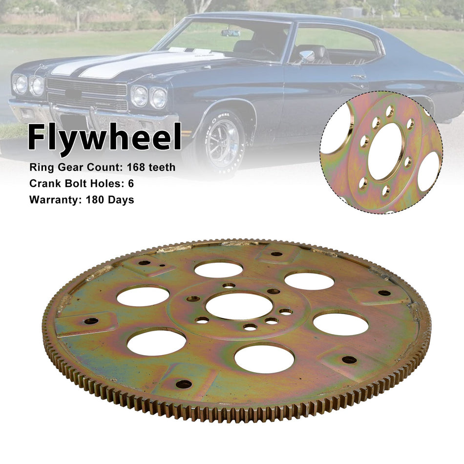 1970-1990 シボレー 454 ホワイトジンク エクスターナル 168歯 スチールフレックスプレート 1845400