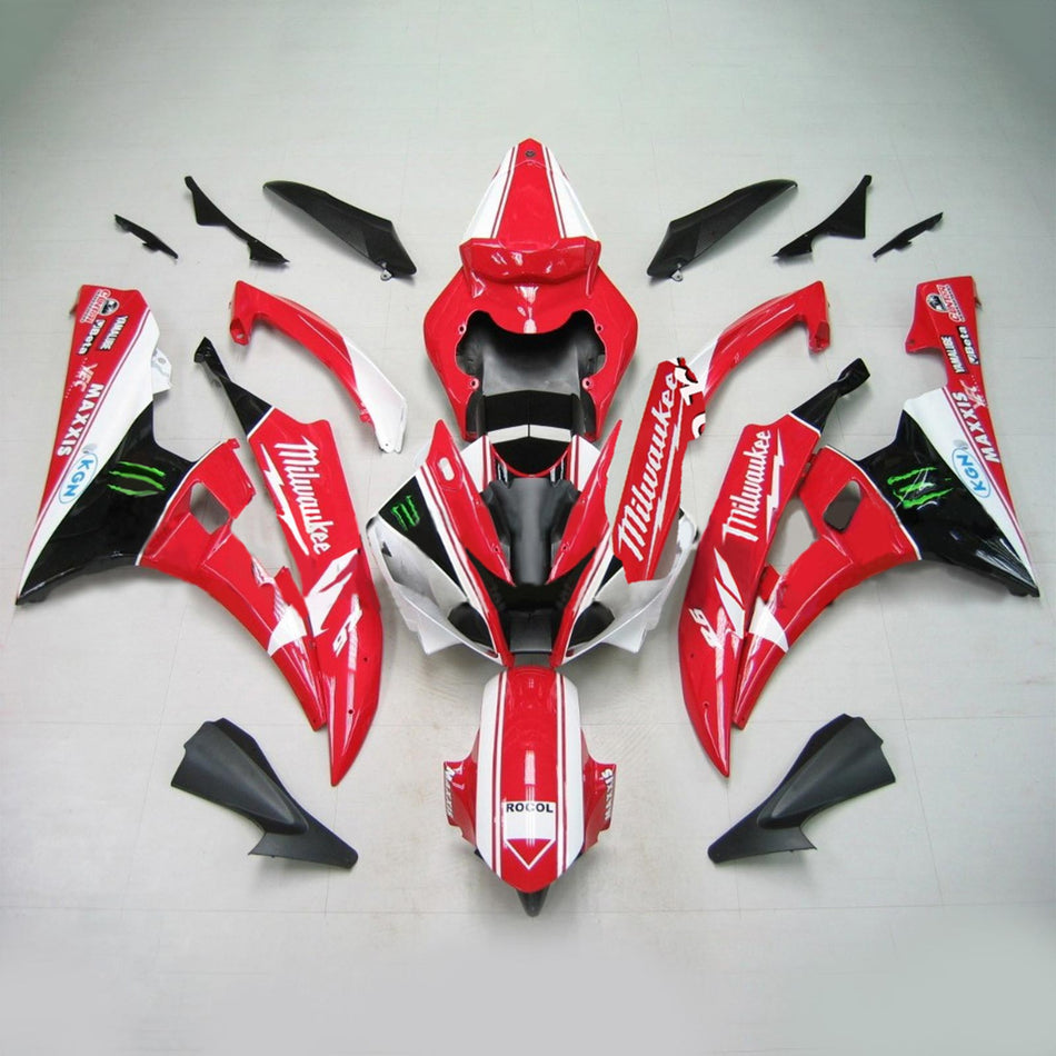 2006-2007 ヤマハ YZF 600 R6 Amotopart インジェクションフェアリングキット ボディワーク プラスチック ABS #142