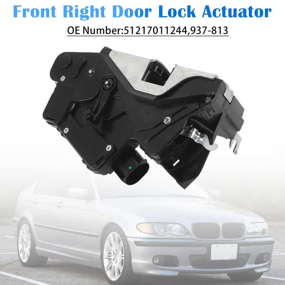 フロント右ドアロックアクチュエーター 51217011244 BMW 3シリーズ E46 セダン/ツーリング用