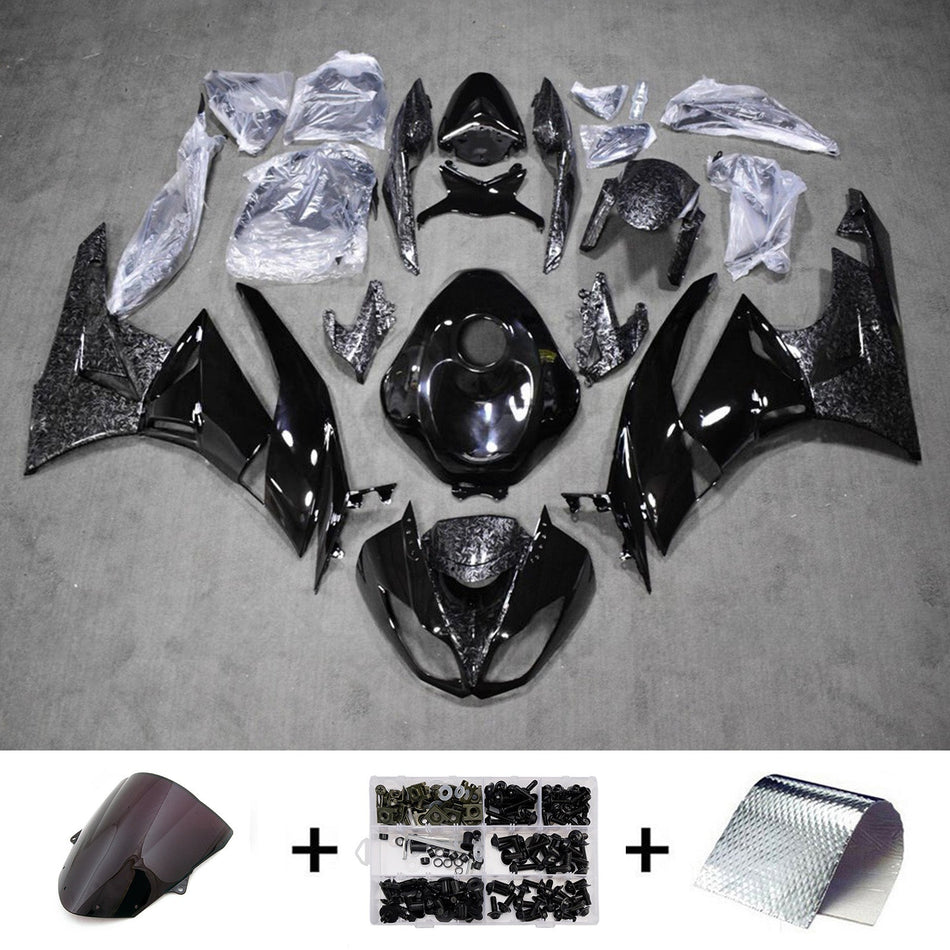 インジェクションフェアリングキット ボディワーク プラスチック ABS カワサキ ZX6R 636 2009-2012 に適合