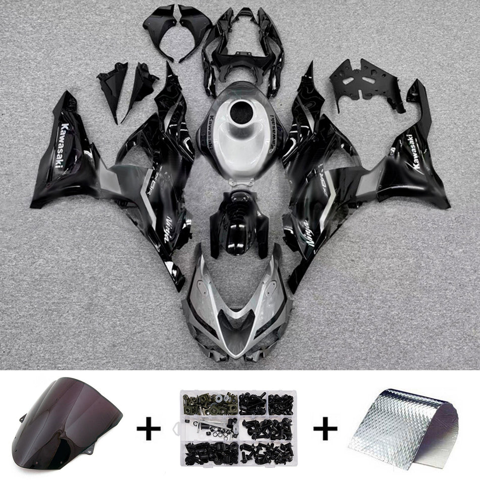 インジェクションフェアリングキット ボディワーク プラスチック ABS カワサキ ZX-6R 2024-2025 に適合