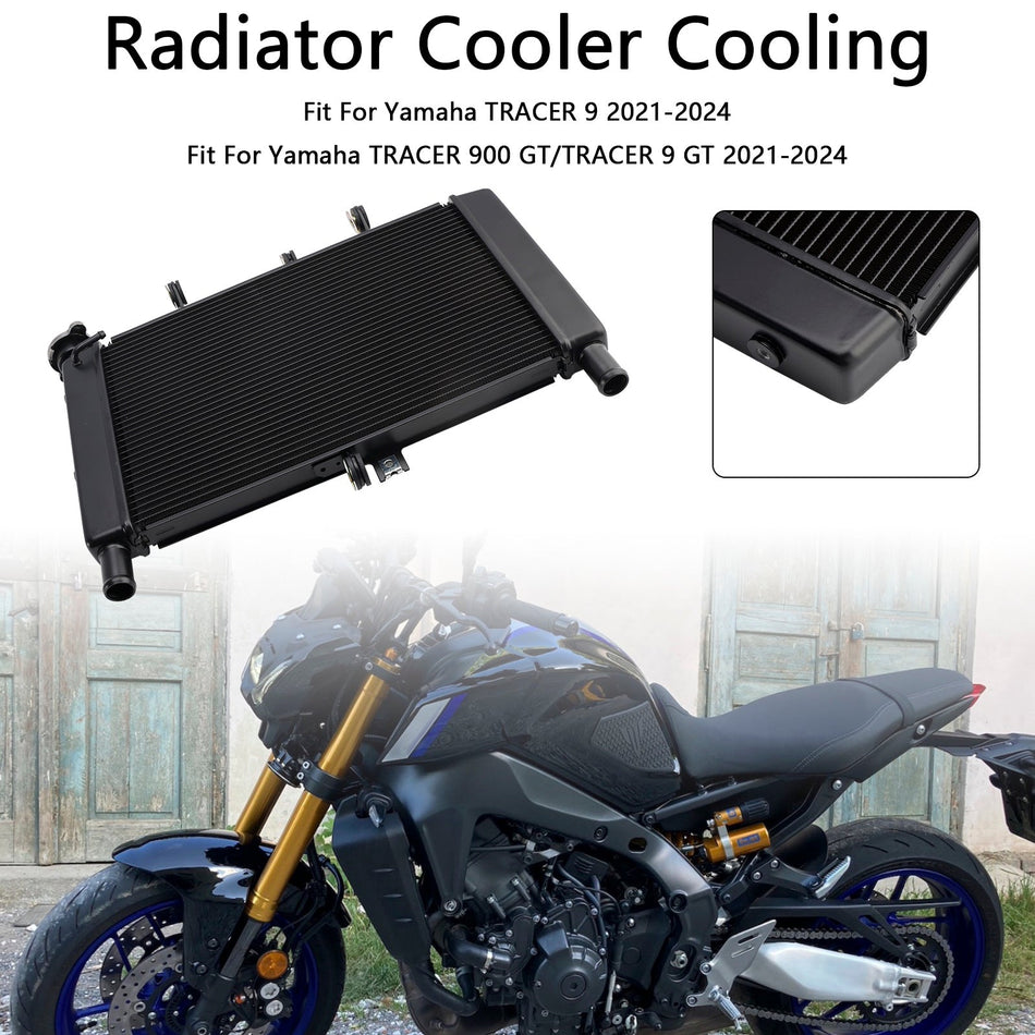 ラジエーター冷却エンジンクーラー ヤマハ MT-09/SP TRACER 9 XSR900 21-24用