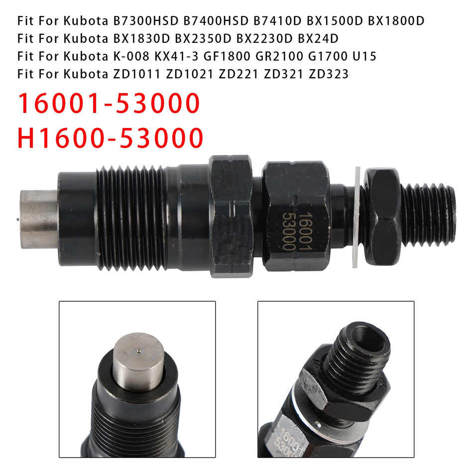 クボタ D722 D782 BX2230D エンジン 16001-53000 H1600-53000 用燃料インジェクター 1個