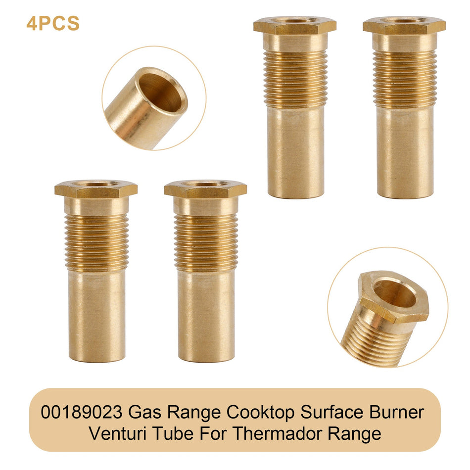 00189023 ガスレンジ用コンロ用表面バーナー ベンチュリー管 サーモダーレンジ用 4個
