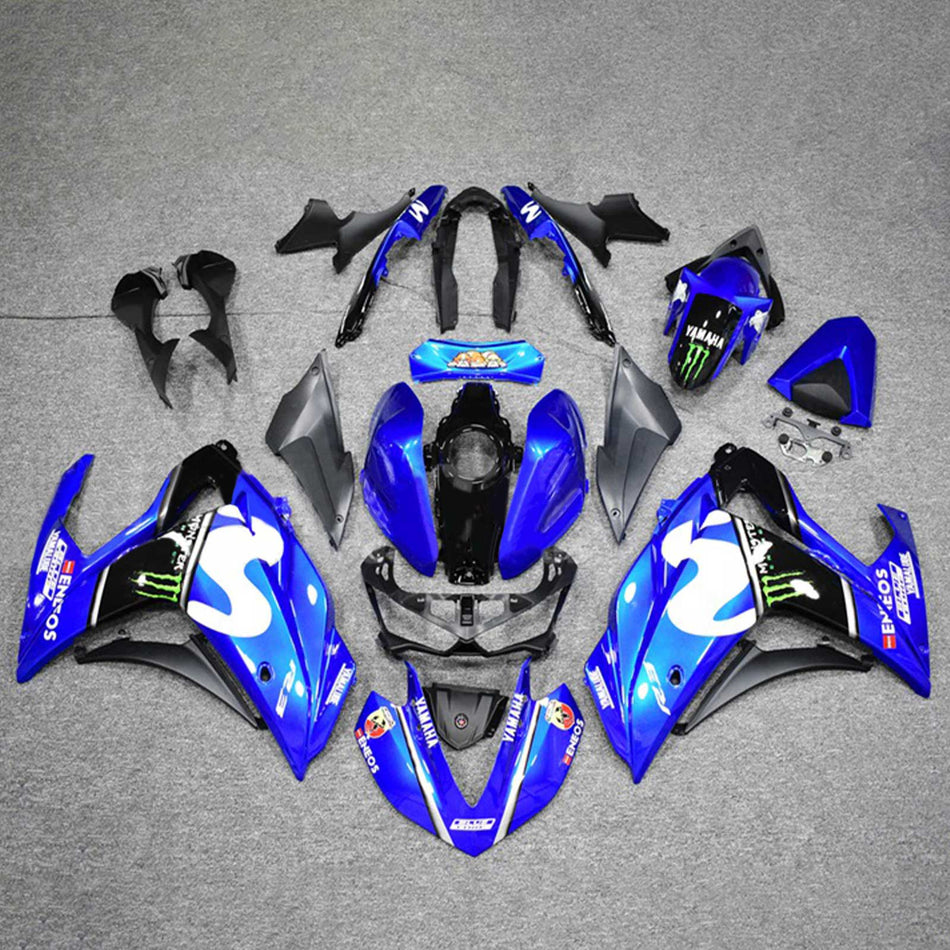 2014-2018 ヤマハ YZF-R3 2015-2017 R25 Amotopart インジェクションフェアリングキット ボディワーク ABS #121