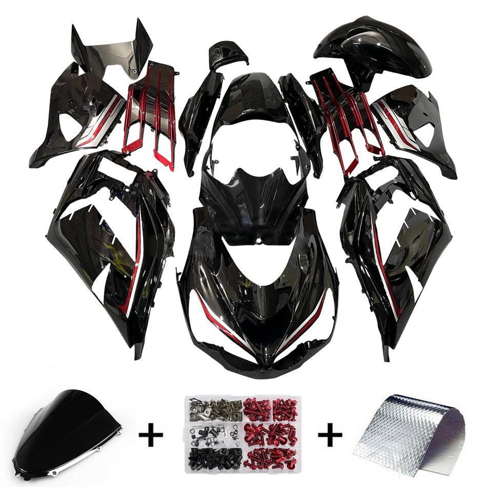 インジェクションフェアリングキット ボディワーク Kawasaki ZX14R ZZR1400 2012-2025 に適合