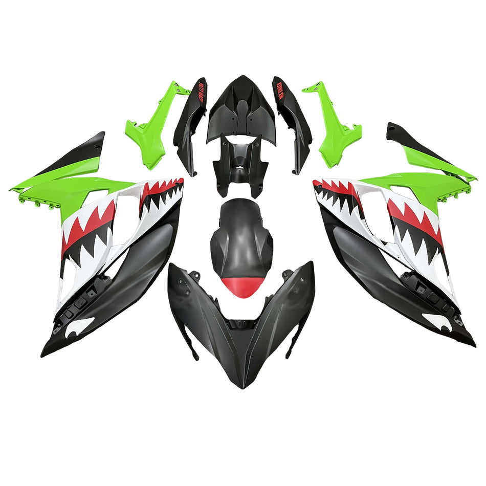 インジェクションフェアリングキット ボディワーク プラスチック ABS カワサキ ER-6F Ninja650R 2017-2019 に適合