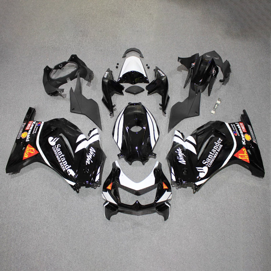 インジェクションフェアリングキット ボディワーク プラスチック ABS カワサキ EX250 Ninja250R 2008-2012 に適合