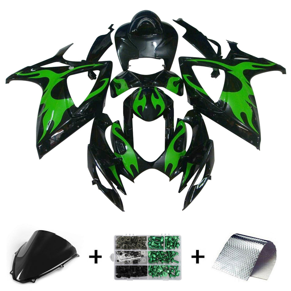 2006-2007 スズキ GSXR 600/750 K6 インジェクションフェアリングキット ボディワーク プラスチック ABS