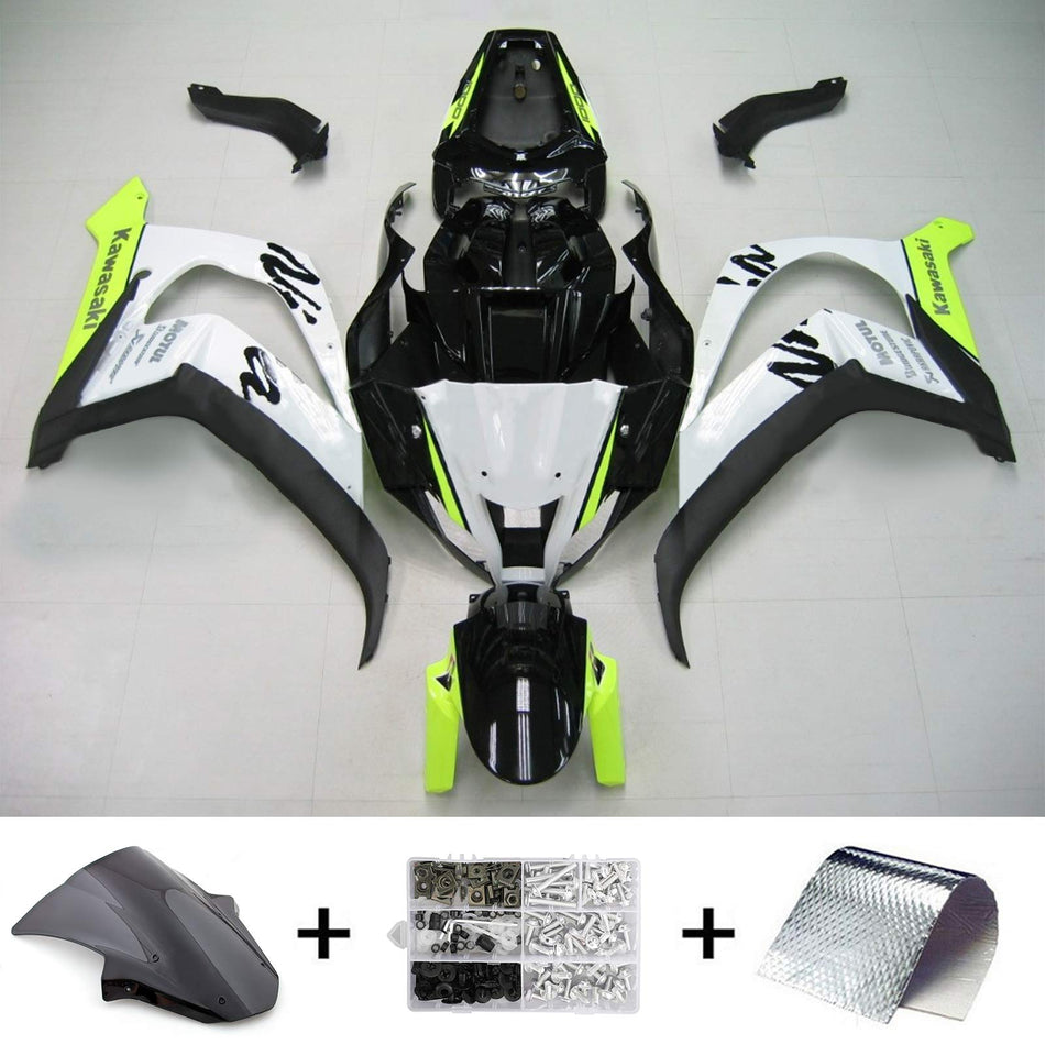 2011-2015 カワサキ ZX10R Amotopart インジェクションフェアリングキット ボディワーク プラスチック ABS #112