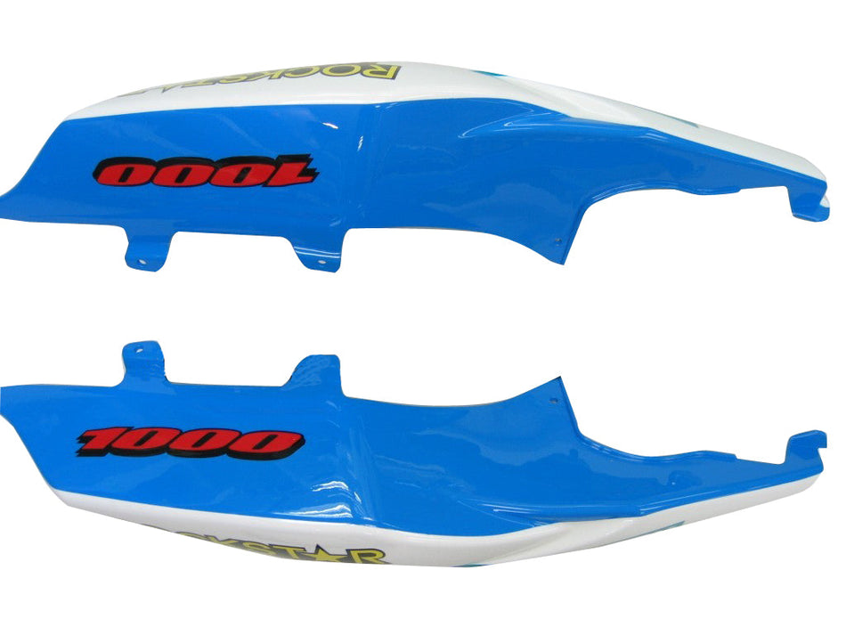 2007-2008 スズキ GSXR 1000 ブルー ロックスター レーシング フェアリング ジェネリック
