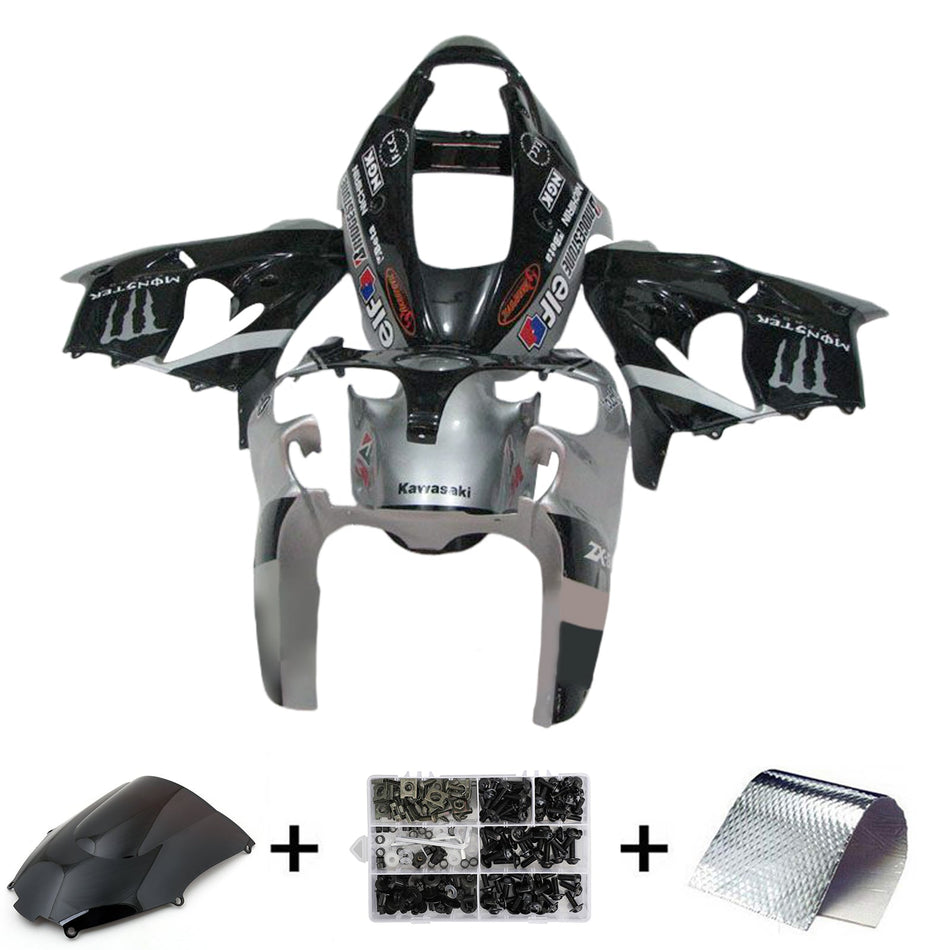2002-2003 カワサキ ZX9R インジェクションフェアリングキット ボディワーク プラスチック ABS