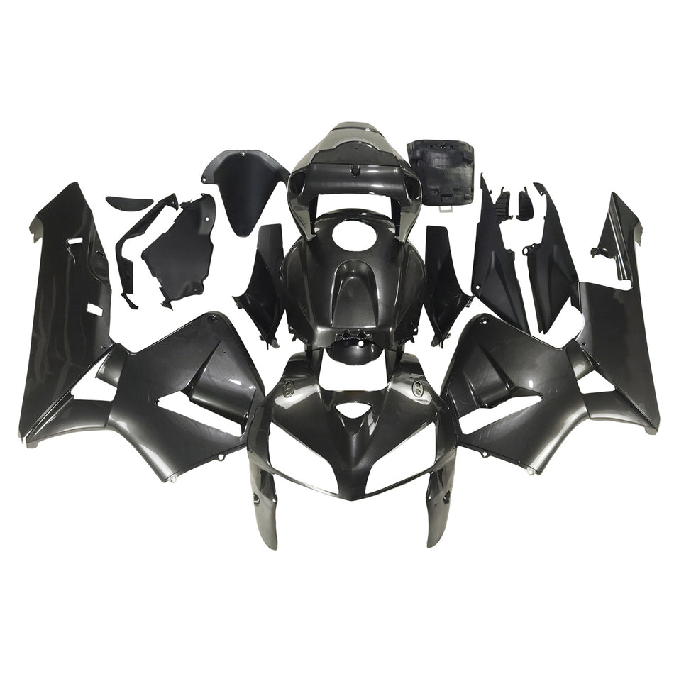 2005 2006 ホンダ CBR600RR ブラックとレッドロゴ フェアリングキット