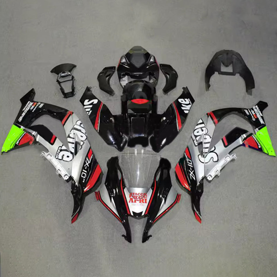 インジェクションフェアリングキット ボディワーク プラスチック ABS カワサキ ZX10R 2016-2020 に適合