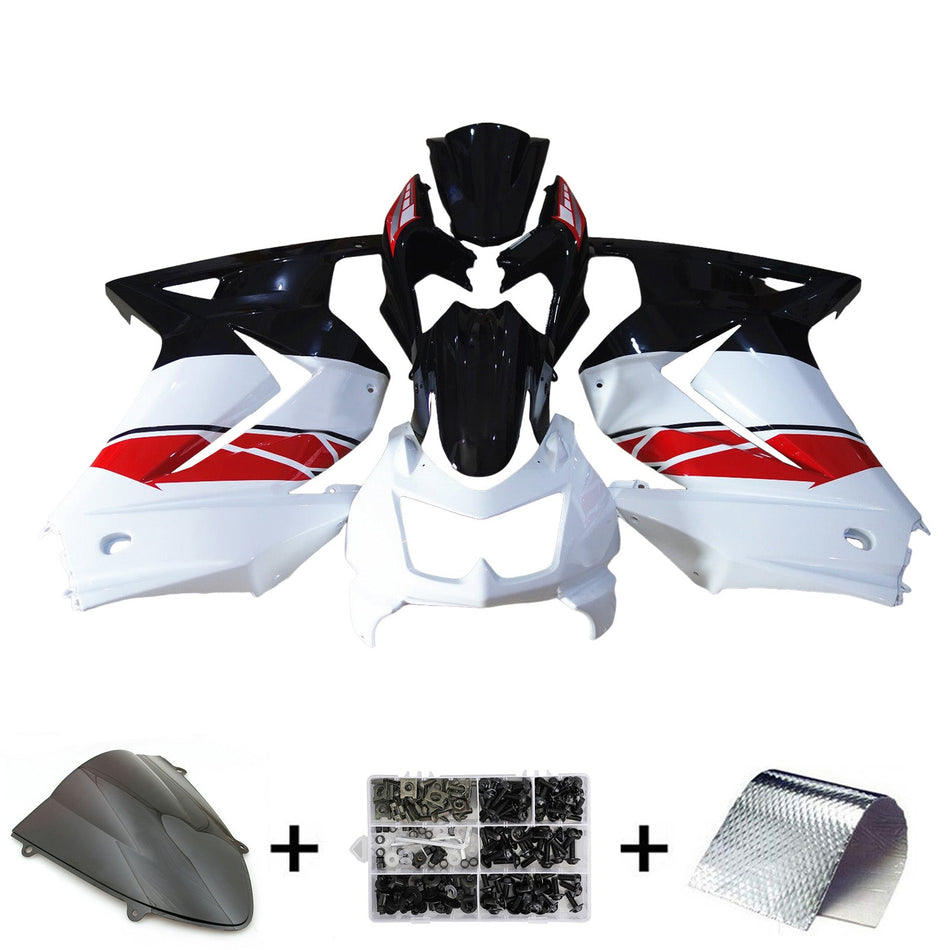 インジェクションフェアリングキット ボディワーク プラスチック ABS カワサキ EX250 Ninja250R 2008-2012 に適合
