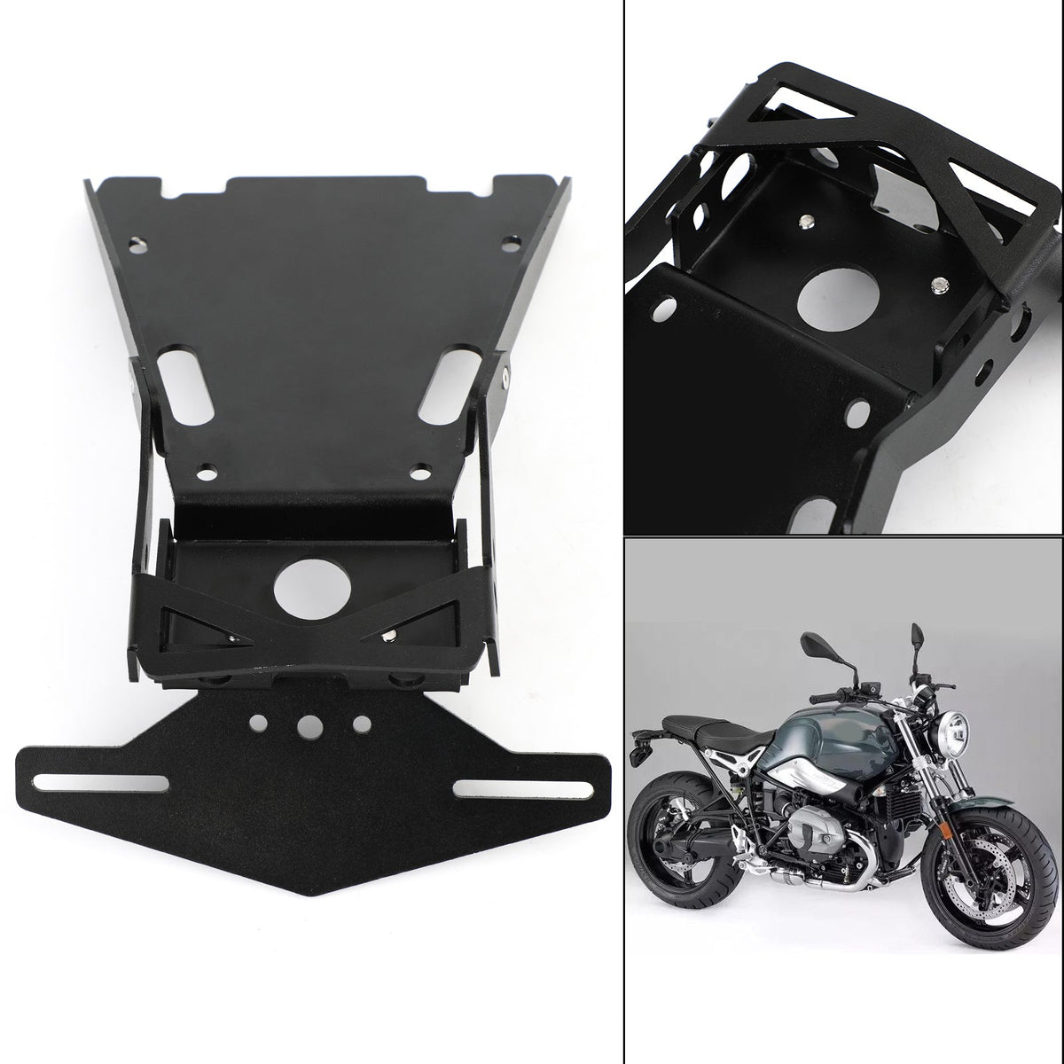 Motorcycle License Plate Holder Frame Bracket For BMW R NINE T 2014-2018 (all model)