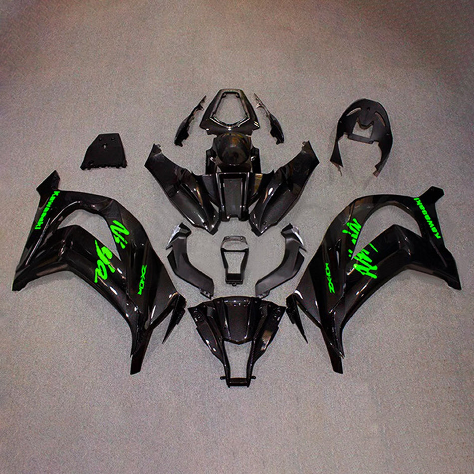 インジェクションフェアリングキット ボディワーク プラスチック ABS カワサキ ZX10R 2011-2015 に適合