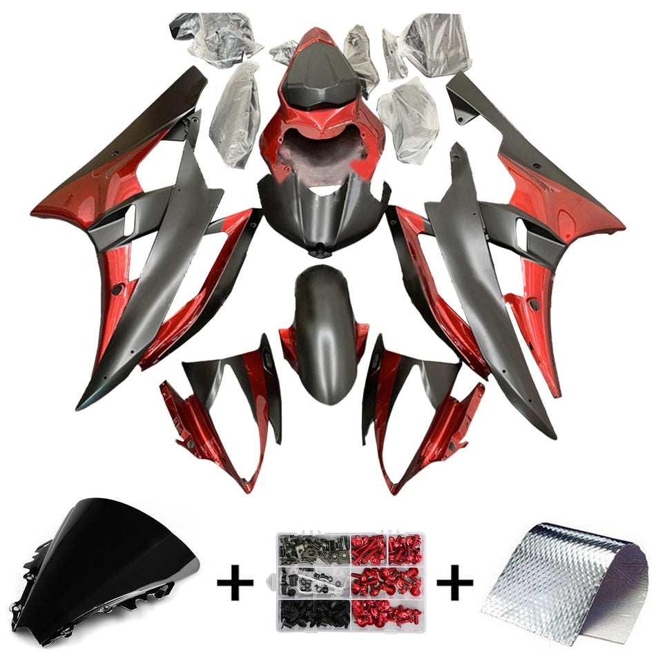 2006-2007 ヤマハ YZF 600 R6 フェアリングキット ボディワーク プラスチック ABS