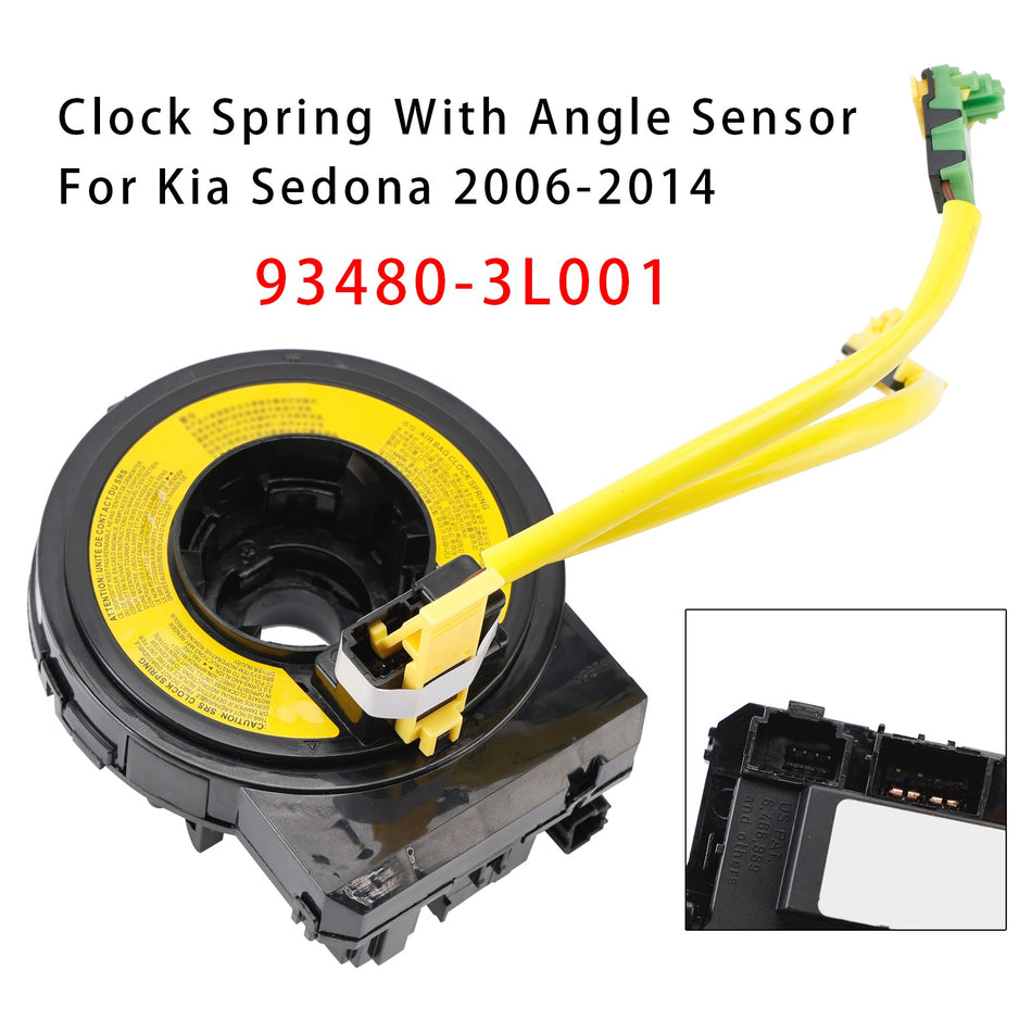 2006-2014 Kia Sedona クロックスプリング（角度センサー付き）93480-3L001