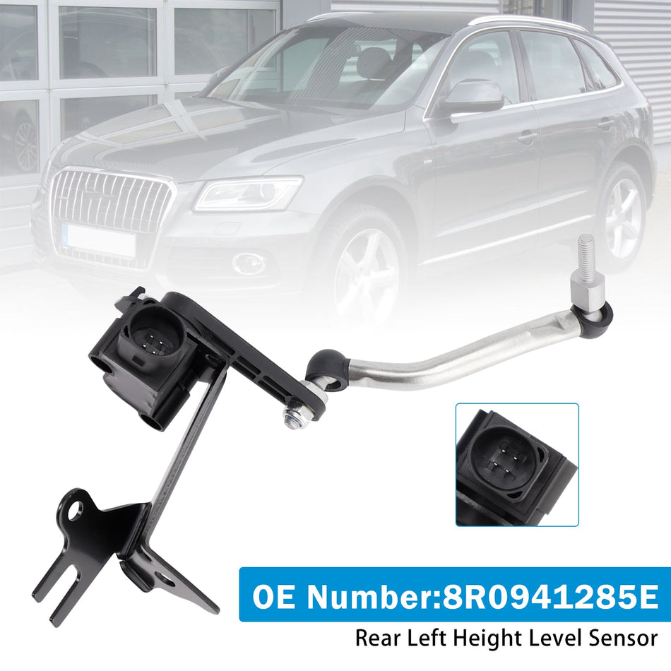 アウディ Q5 8RB 2008-2017 用 フロント左ハイトレベルセンサー 8R0941285E