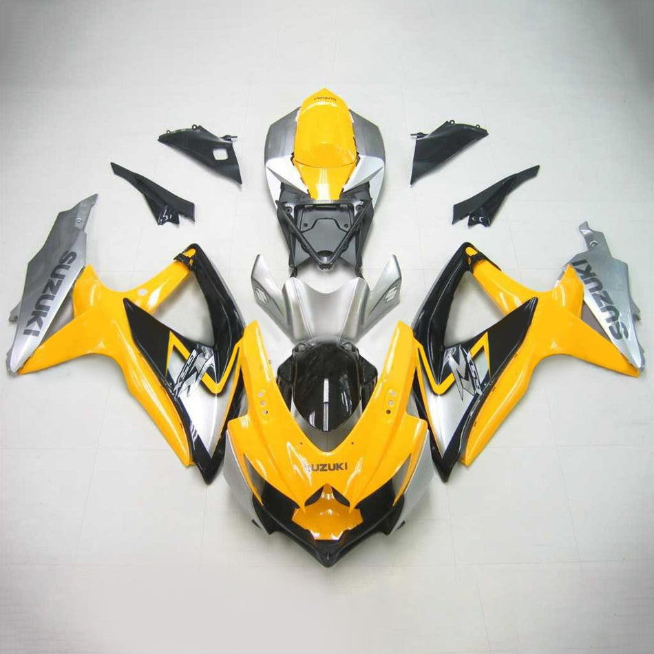 2008-2010 スズキ GSXR 600/750 K8 Amotopart インジェクションフェアリングキット ボディワーク プラスチック ABS #127