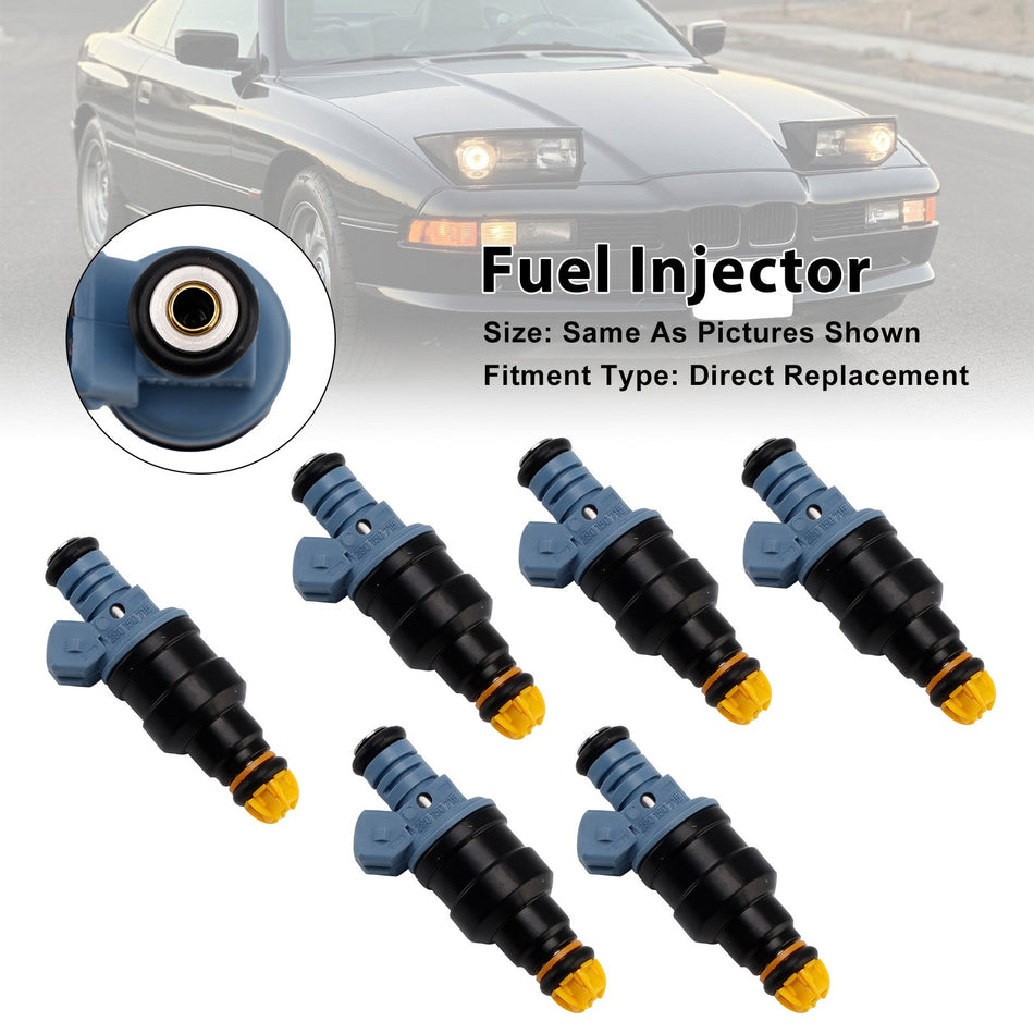 BMW 3シリーズ E30 E36 2.5L 1.8L 87-97 フォード 0280150715 用 燃料インジェクター 6個