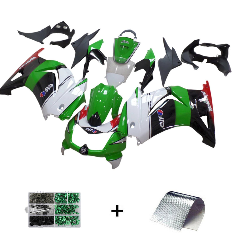 2008-2012 カワサキ EX250 Ninja250R インジェクションフェアリングキット ボディワーク プラスチック