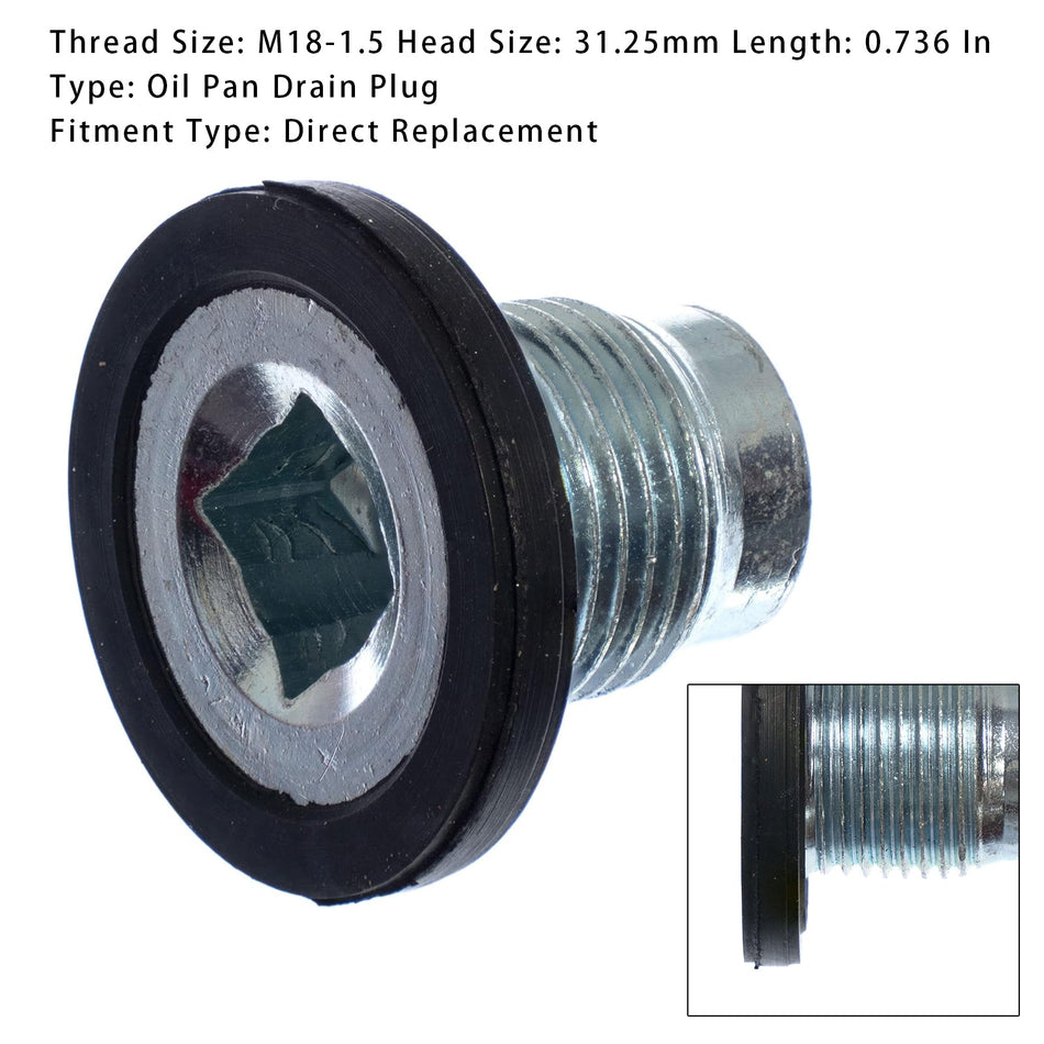 101284 エンジンオイルパンドレンプラグ ラム 2500 3500 4500 5500 ピックアップ用