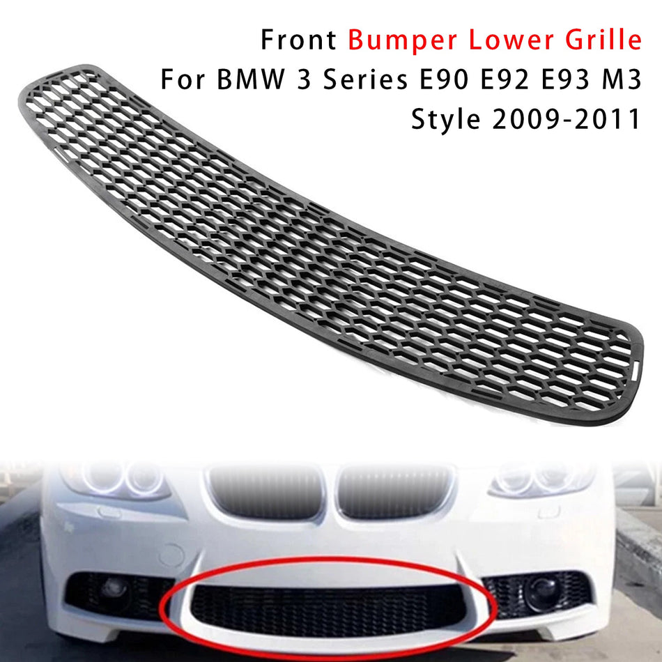 BMW 3シリーズ E90 E92 E93 M3スタイル 2009-2011用 フロントバンパー下部グリル