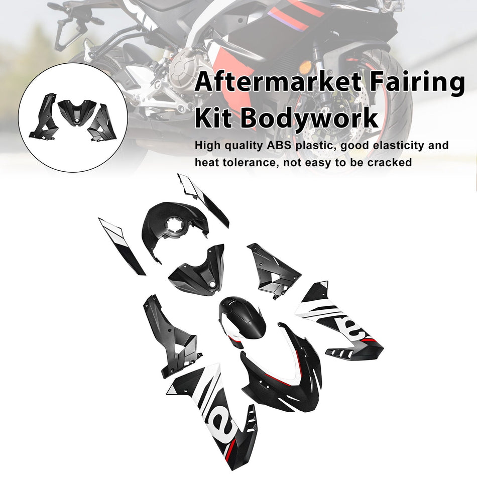 Aprilia RS457 2024-2025 08#用インジェクションABSプラスチックボディワークフェアリングキット