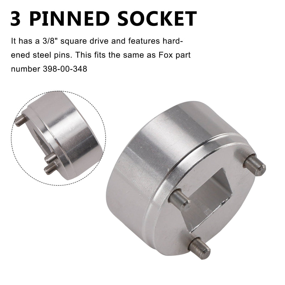 Fox CTD 3ピンインナーピストン取り外し用フォークソケットツール（398-00-348など）