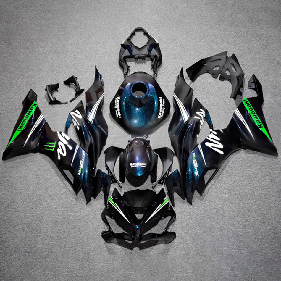 インジェクションフェアリングキット ボディワーク プラスチック ABS カワサキ ZX6R 2019-2023 に適合