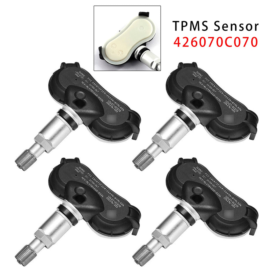 トヨタ セコイア、タンドラ、シエナ 07-20用 TPMSタイヤ空気圧センサー 4個セット 426070C070