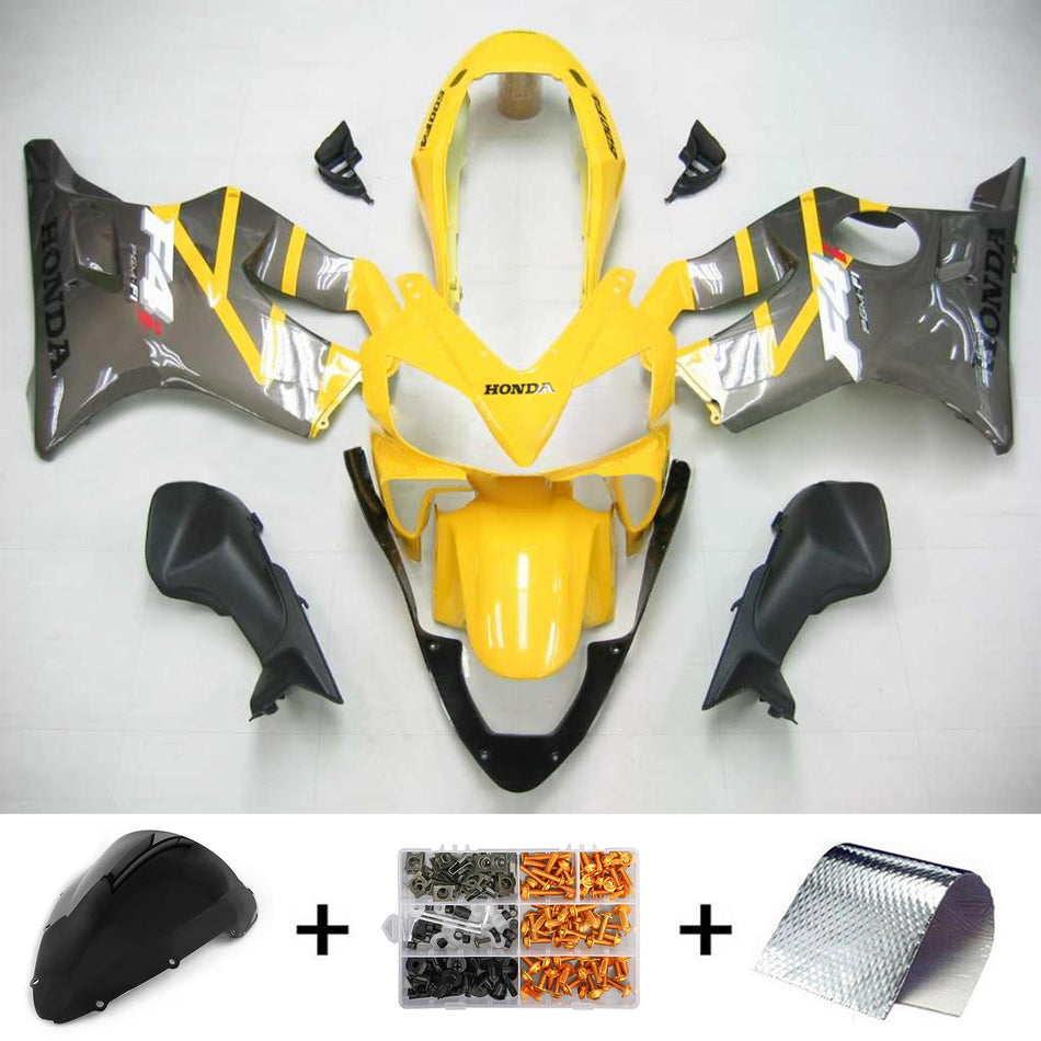 2004-2007 ホンダ CBR600 F4i Amotopart インジェクションフェアリングキット ボディワーク プラスチック ABS #102