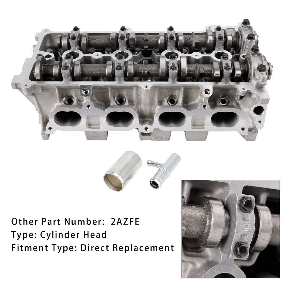 トヨタ RAV4 カムリ サイオン 2.4L 用 2AZFE シリンダーヘッド一式