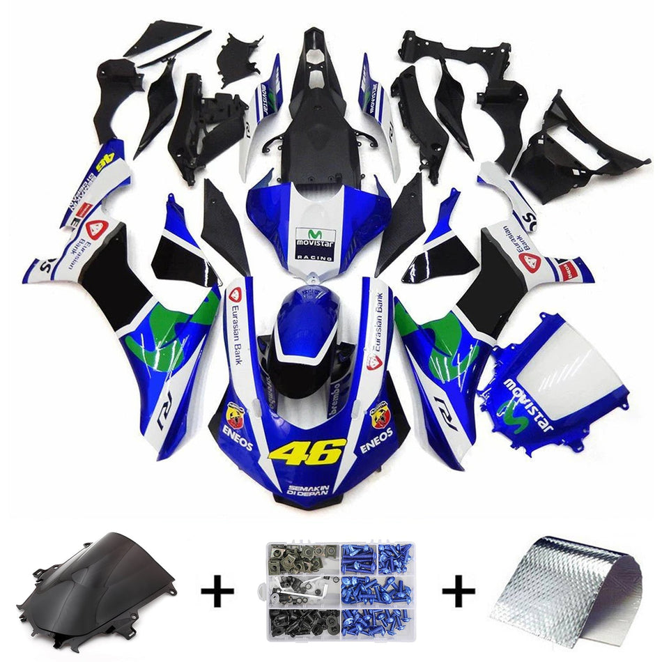 2020-2024 ヤマハ YZF-R1 インジェクションフェアリングキット ボディワーク プラスチック ABS