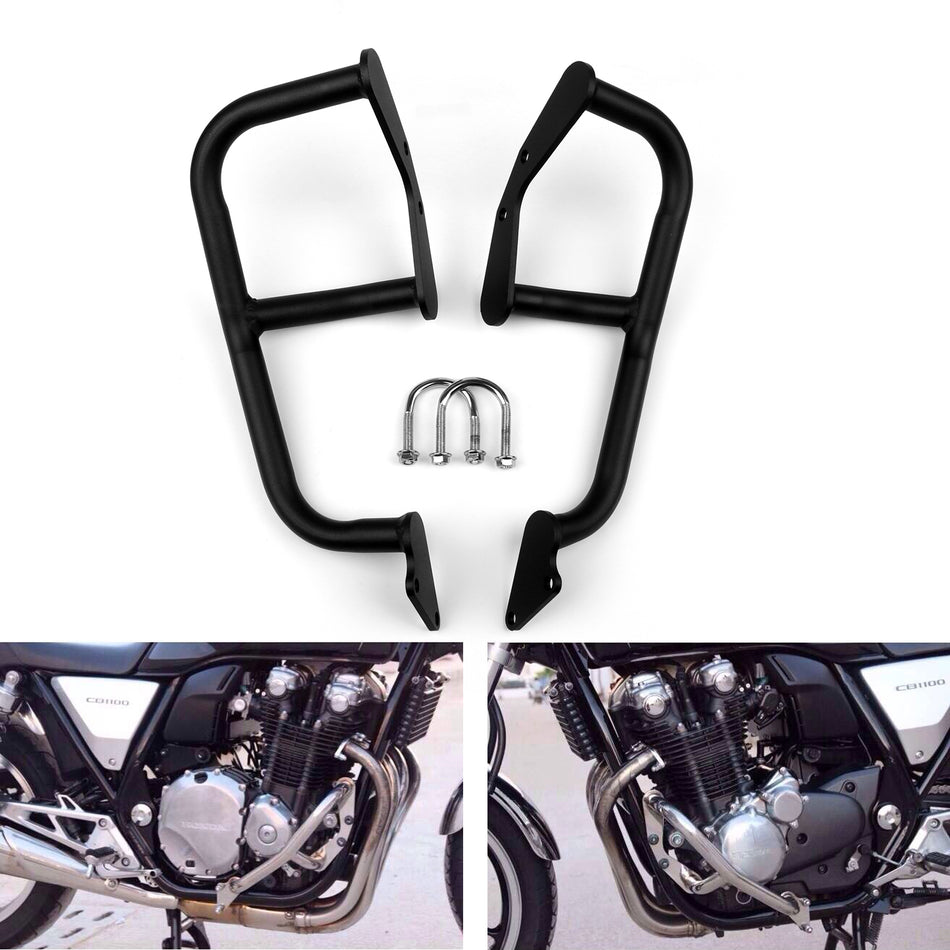 ホンダ CB1100 2010-2016 対応 ハイウェイクラッシュバー エンジンガード ブラック