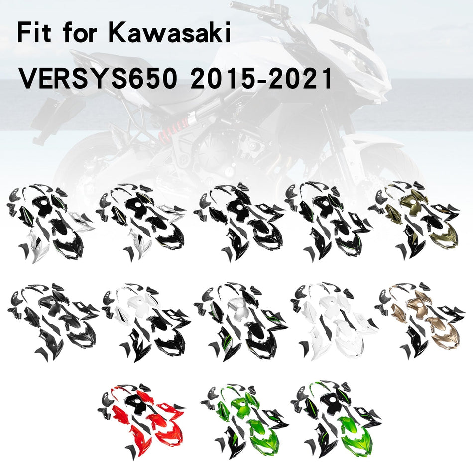 2015-2021 Kawasaki VERSYS650 フェアリングキット ボディワーク プラスチック ABS