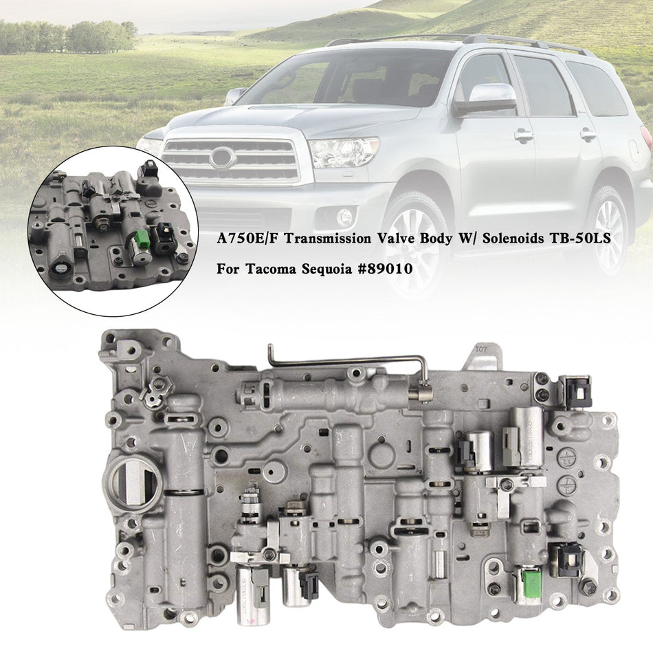 2002-2014 トヨタ ハイラックス サーフ sw4 ヴィゴ 5 SP R/AWD 3.0L 4.0L 4.7L A750E/F トランスミッション バルブ ボディ ソレノイド付き TB-50LS #89010