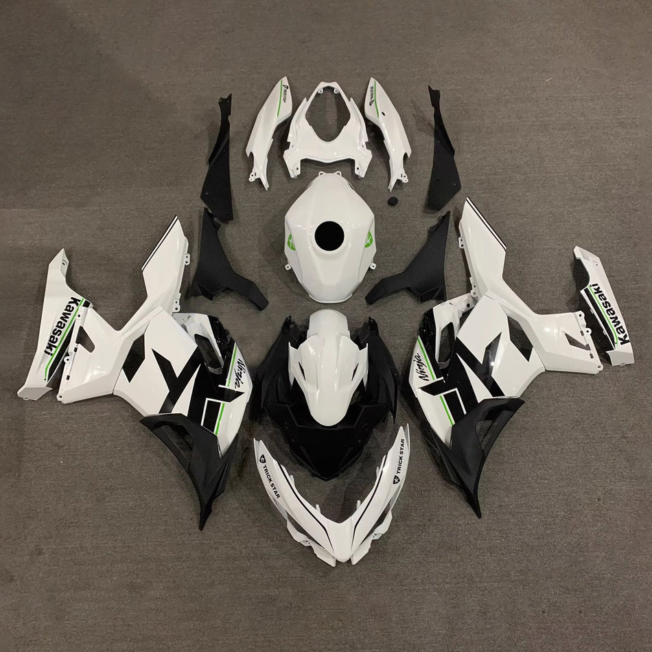 インジェクションフェアリングキット ボディワーク プラスチック ABS カワサキ EX400 Ninja400 2018-2024 に適合