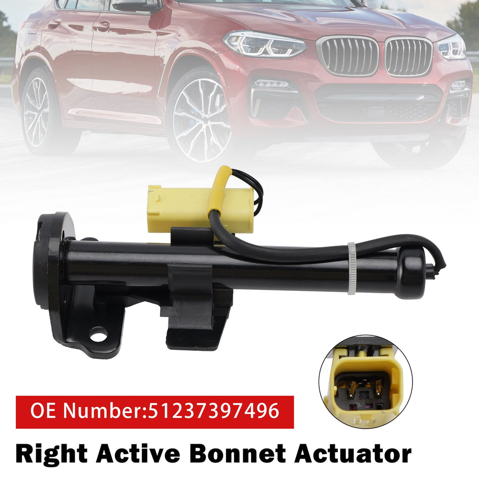 右アクティブボンネットアクチュエーター 51237397496 BMW X3 G01 X4 G02 2017-2020用